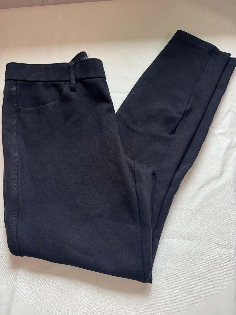 J.Crew Mercantile Black Ponte Skinny Pants Stretch Workwear Size 6